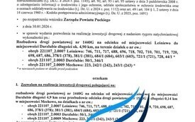 Galeria aktualności Starosta Pucki wydał decyzję ZRID dla rozbudowy drogi Leśniewo&ndash;Darzlubie! 1