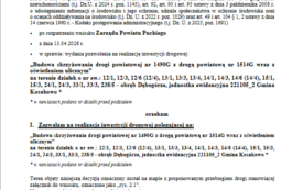 Galeria aktualności Tydzień kończymy dobrymi informacjami! Kolejna decyzja ZRID wydana! 1