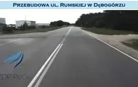 Przebudowa ul. Rumskiej w Dębog&oacute;rzu