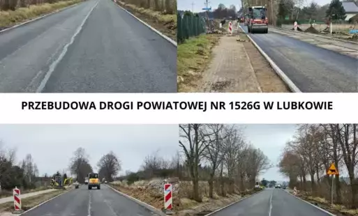 Zdjęcie do Realizacja inwestycji drogowej w Lubkowie!