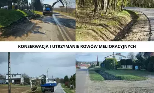 Systematycznie dbamy o konserwację i utrzymanie rowów!