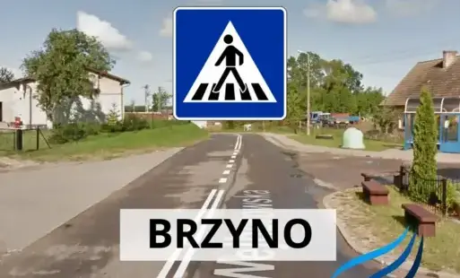 Trwa przetarg na prace budowlane pn. '„Budowa przejścia dla pieszych oraz poprawa zagospodarowania wód deszczowych na drodze powiatowej nr 1446G w miejscowości Brzyno”