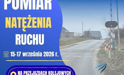 Pomiary natężenia ruchu na przejazdach kolejowo-drogowych